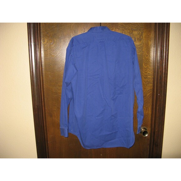 Vintage Ralph Lauren Polo Button Up Blue Blake Long Sleeved Shirt Men Size L - Picture 3 of 3